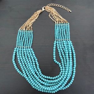 Blue Bead Necklace